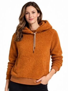 Athleta hoodie Sherpa sweater size small